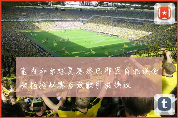 塞内加尔球员赛姆巴耶因自拍误会被指抢劫赛后致歉引发热议